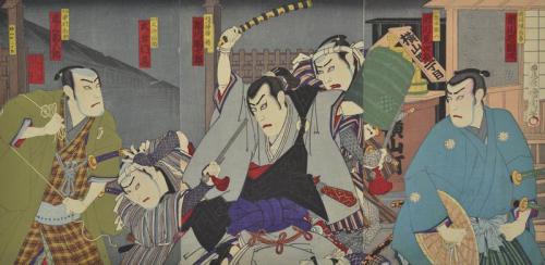Kabuki - Priest and Policemen