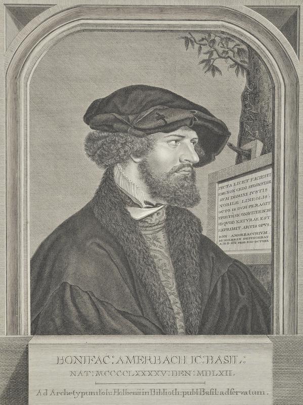 Portrait of Bonifacius Amerbach