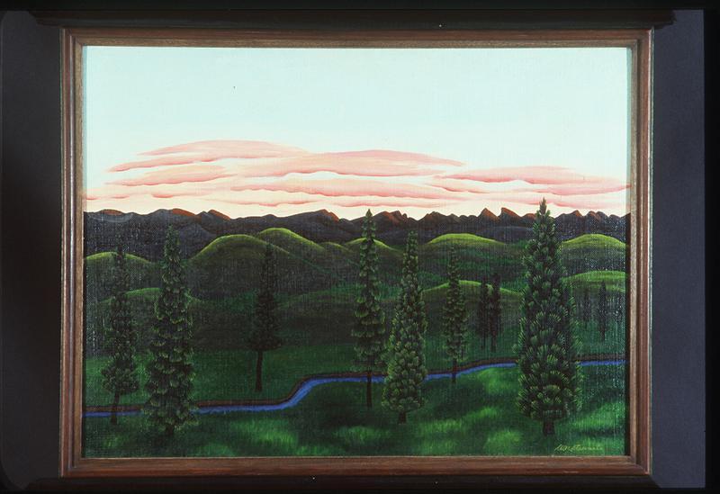 Untitled-Landscape with Hills and Trees