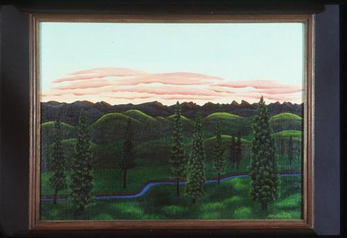 Untitled-Landscape with Hills and Trees
