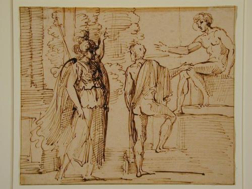 Prometheus & Minerva (after Annibale Carracci)