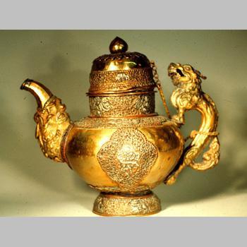 Ewer with Lion Handle and Lion Spout