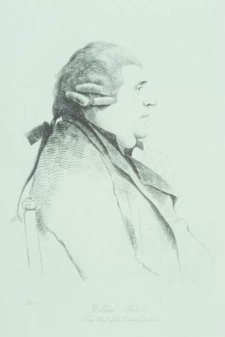 Portrait of William Rix, Town Clerk of the city of London (after George Dance)