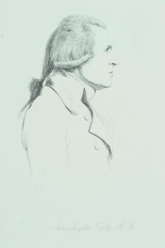 Portrait of John Singleton Copley, R.A. (after George Dance)