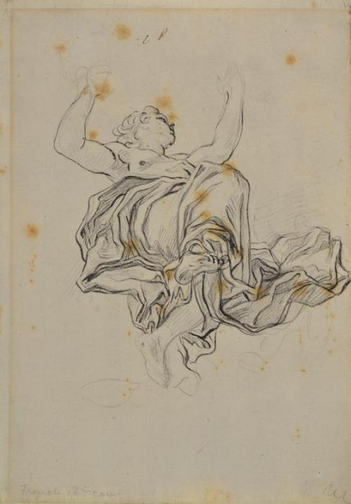 Figure wrapped in cloth