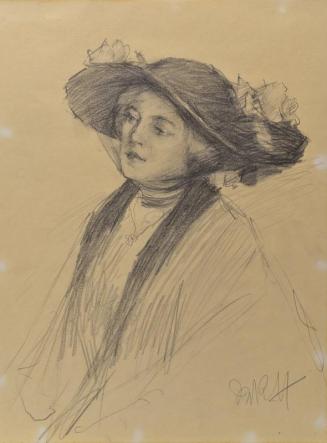 Mrs. Young in Hat and Veil
