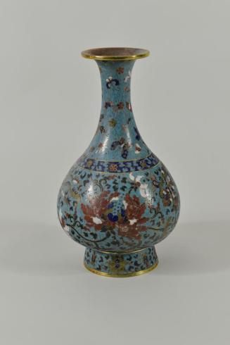 Narrow Neck Cloisonne Vase