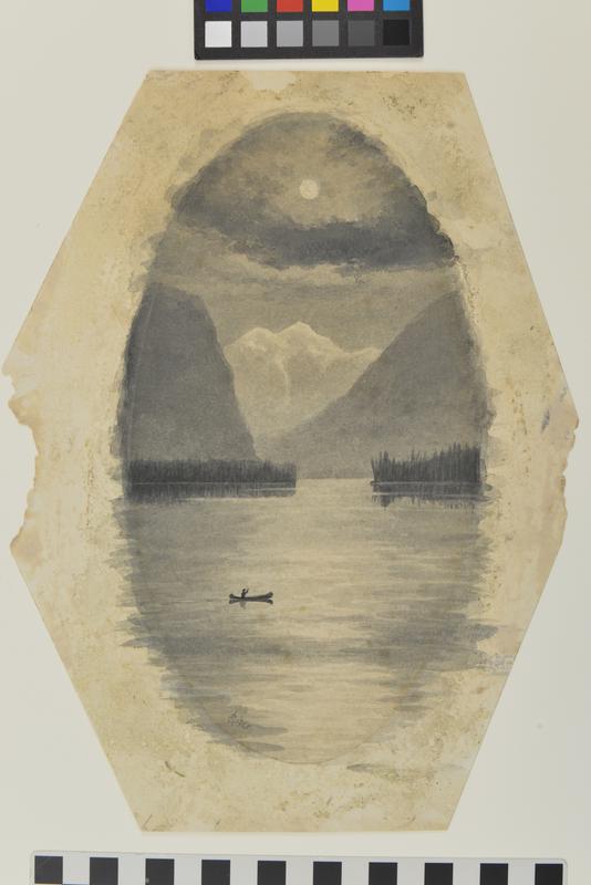 Untitled-Lake and Moon