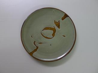 Large stoneware plate