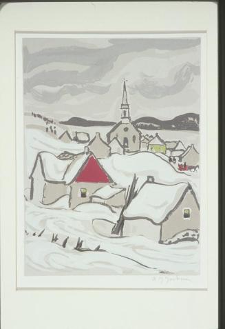 Untitled (Village Scene in Winter)