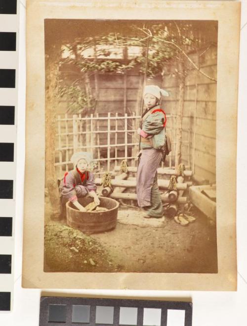 Untitled (Two servants at a well)