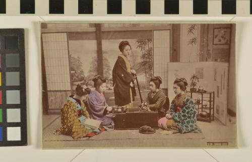 Untitled (Five ladies at tea)