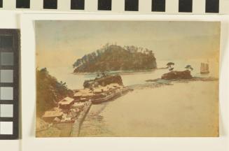 Untitled (Small village on bay)