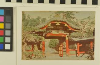 Untitled (Zojoji gate to tomb at Shiba)