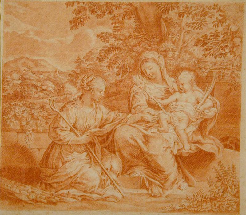 Virgin & Child with St Martin