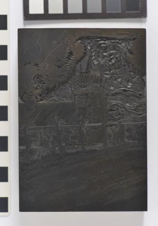 Woodblock for "St. Andrew's"