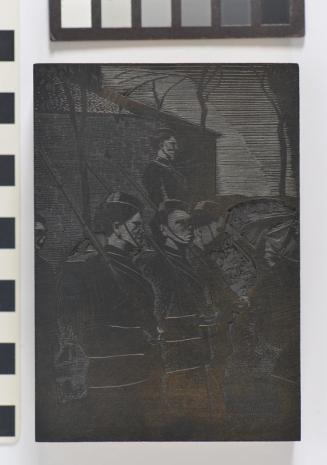 Woodblock for "Wolsely's Soldiers Came"