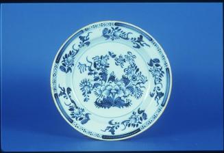 Dish with Oriental Flower Motif