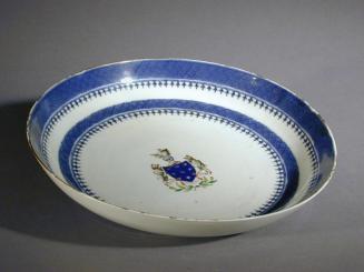 Serving Dish with Baillie Family Armorial Crest