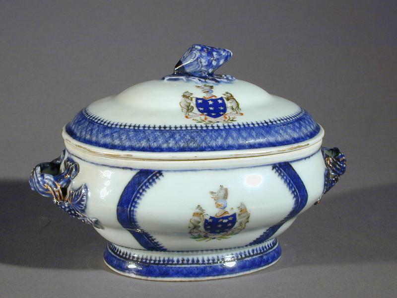 Lidded Tureen with Baillie Family Armorial Crest
