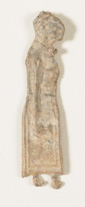 Lead votive figure from the shrine of Artemis Orthea