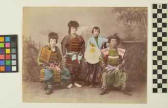 Untitled (A group of Kabuki actors in old armour)