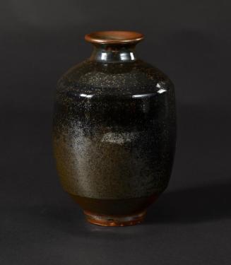 Oil spot temmoku bottle