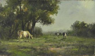 Untitled (Pastoral Scene with Cattle)