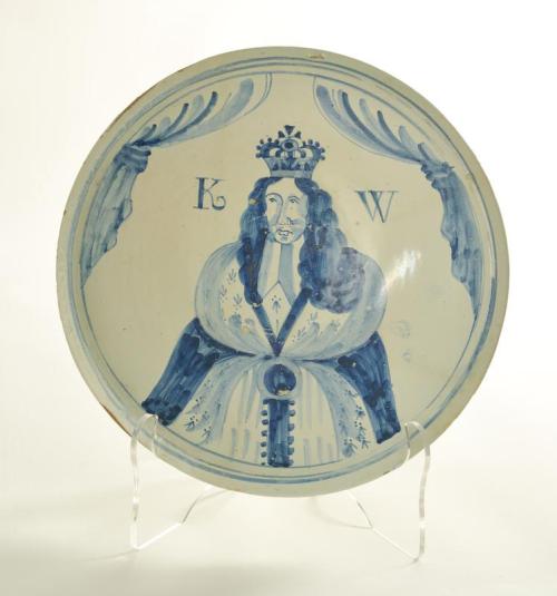 Dish with Portrait of King William III