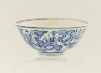 Bowl with Three Daoist Immortals