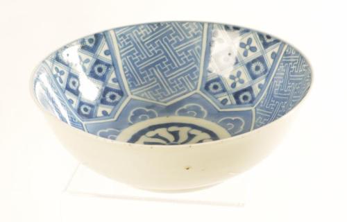 Large Blue and White Bowl