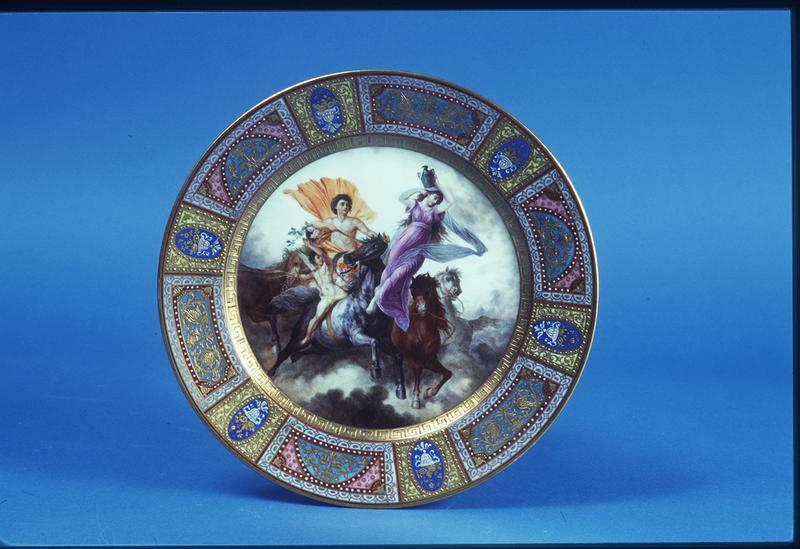 Plate with Mythology Scene Motif