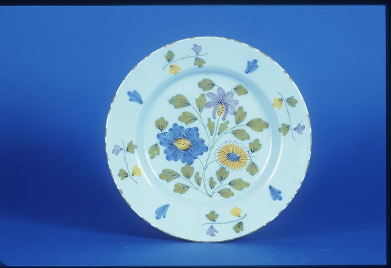 Plate with Floral Decoration