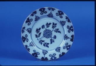 Plate with Floral and Foilage Motif