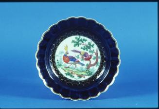 Worcester Plate with Exotic Birds