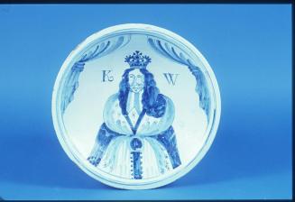 Dish with Portrait of King William III