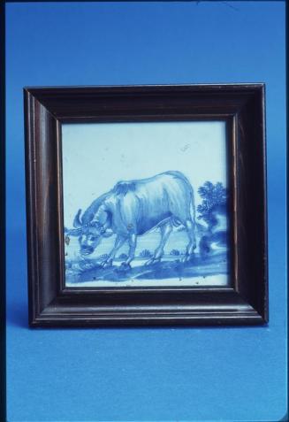 Tile - Figure of a Bull