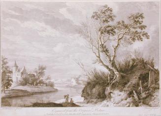 River Scene (after a painting by Philip Wouverman)