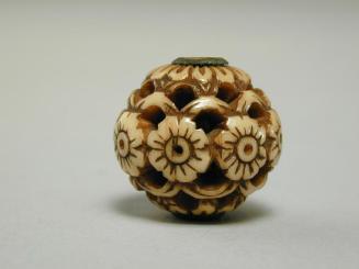 Carved and Pierced Ivory Ojime