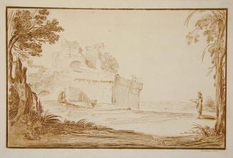 Landscape with Ruins (after Guercino da Cento)