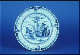 Plate with Oriental Garden Motif