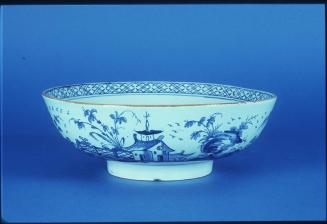 Bowl with Chinese Landscape