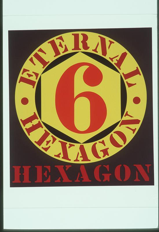 Hexagon (after Robert Indiana)
