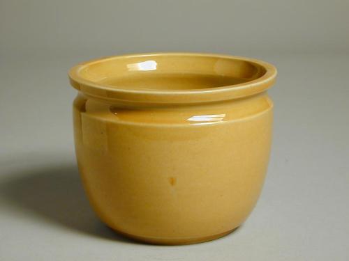 Yellow Glaze Stoneware Garden bowl