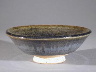 Blue and Green Stoneware Bowl