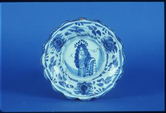 Dish with Portrait of King William of England (1699-1702)