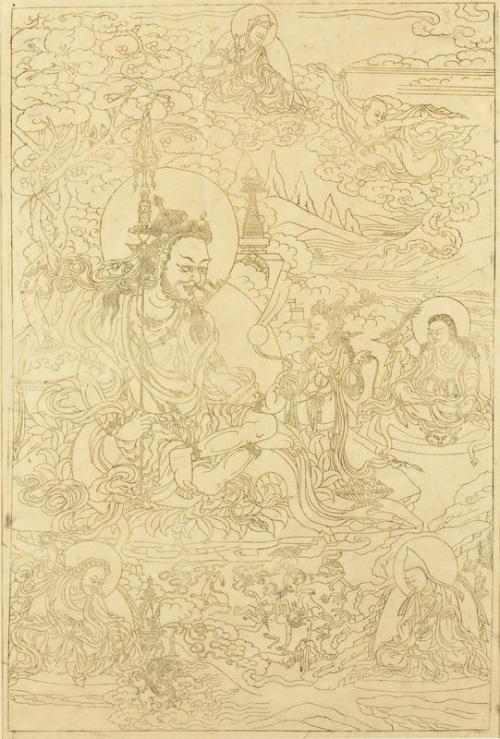 Padmasambhava in his guise as Guru Nyima-Odzer