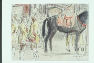 Crowd and Horse
