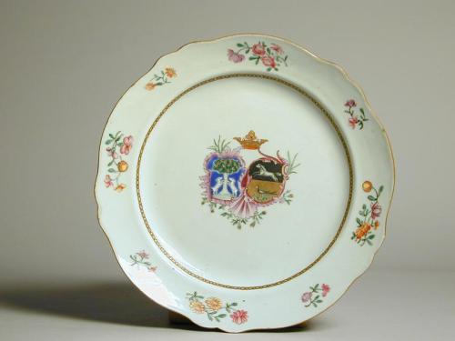 Plate with Amorial Insignia and Animals