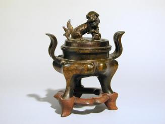 Bronze  Incense Burner & Stand